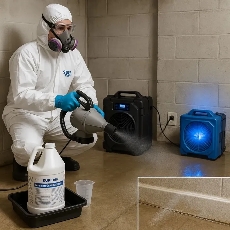 Sanitization and Odor Removal process in Waverly, MI